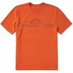 Life Is Good - Mens Freehand Mountain Sun Crusher T-Shirt