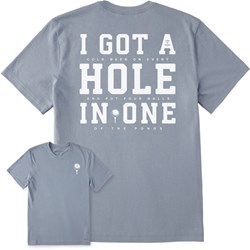 Life Is Good - Mens I Got A Hole In One Short Sleeve Crusher T-Shirt