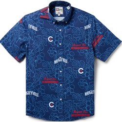 Reyn Spooner - Mens Chicago Cubs City Connect Performance Button Front Shirt