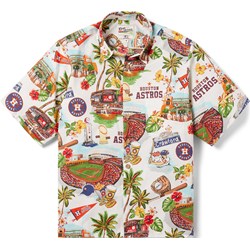 Reyn Spooner - Mens Mlb Astros Scenic Button Front Shirt