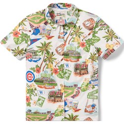 Reyn Spooner - Womens Mlb Cubs Scenic Relaxed Button Front Shirt