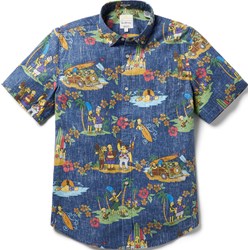 Reyn Spooner - Mens Simpsons Hawaiian Vacation Tailored Button Front Shirt
