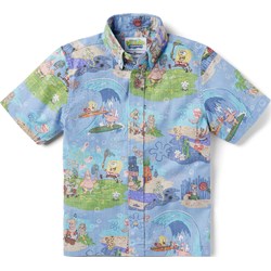 Reyn Spooner - Kids Spongebob: Aloha From Bb Button Front Shirt