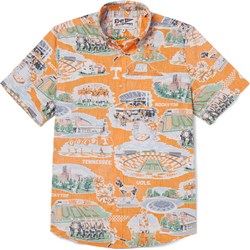 Reyn Spooner - Mens U Tennessee Scenic Tailored Button Front Shirt