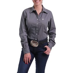 Cinch - Womens Long Sleeve Solid Shirt