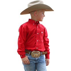 Cinch - Boys Long Sleeve Solid Shirt