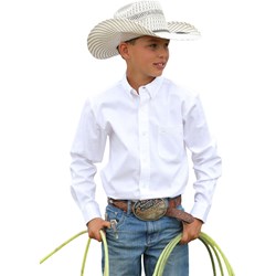 Cinch - Boys Long Sleeve Solid Shirt