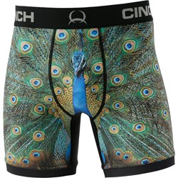 Cinch - Mens 6" Peacock Boxer Brief 9/23