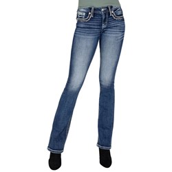 Miss Me - Womens Mid-Rise Boot Jeans