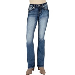 Miss Me - Womens Mid-Rise Boot Jeans