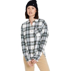 Volcom - Womens Plaid To Meet U Long Sleeve Top