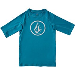 Volcom - Boys Lido Solid Short Sleeve Lycra