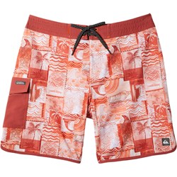 Quiksilver - Mens Aqua Stamp Boardshort