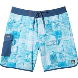 Quiksilver - Mens Aqua Stamp Boardshort