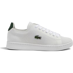 Lacoste - Womens Carnaby Piquee Textile Heel Pop Sneakers