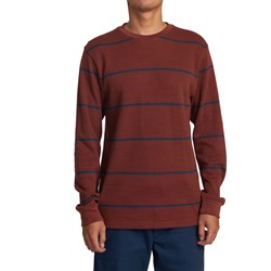 RVCA - Mens Day Shift Thermal Stripe Long Sleeve T-Shirt