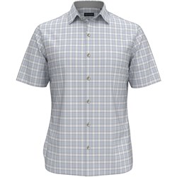 Van Heusen - Mens Essential Vertical Plaid Woven Short Sleeve Button Up Top