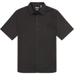 Van Heusen - Mens Essential Woven Solid Short Sleeve Button Up Top