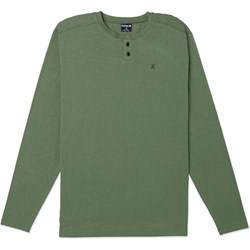 Hurley - Mens H2O-Dri Slub Henley Long Sleeve