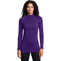 Under Armour - Womens Authentics Mock Neck Long-Sleeve T-Shirt