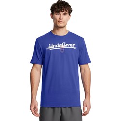 Under Armour - Mens Baseball Script Worn Short Sleeve T-Shirt