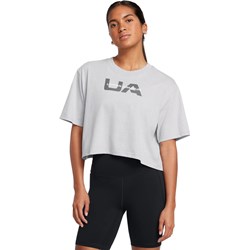 Under Armour - Womens Boxy Crop Branded Short Sleeve T-Shirt