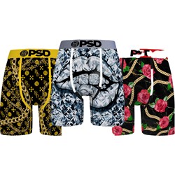 Psd Underwear - Mens Rich Luxe 3-Pack Boxer Briefs