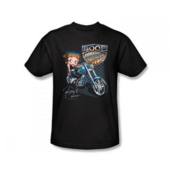 Betty Boop - Boop Choppers Slim Fit Adult T-Shirt In Black