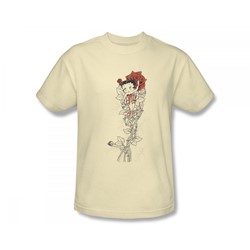 Betty Boop - Thorns Slim Fit Adult T-Shirt In Cream