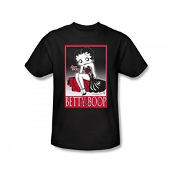 Betty Boop - Classic Slim Fit Adult T-Shirt In Black