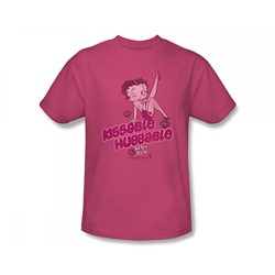 Betty Boop - Kissable Huggable Slim Fit Adult T-Shirt In Hot Pink