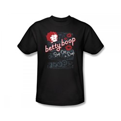 Betty Boop - Boop Oop Slim Fit Adult T-Shirt In Black