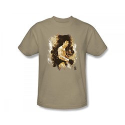 Bruce Lee - Intensity Slim Fit Adult T-Shirt In Sand