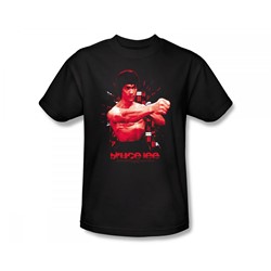 Bruce Lee - The Shattering Fist Slim Fit Adult T-Shirt In Black