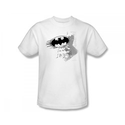 Batman - I Am Vengeance Adult T-Shirt In White
