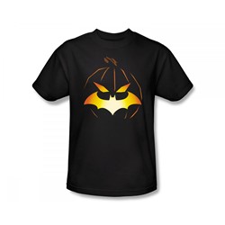 Batman - Jack O' Bat Slim Fit Adult T-Shirt In Black