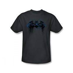 Batman - Run Away Adult T-Shirt In Charcoal
