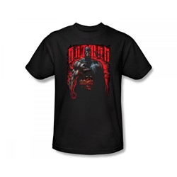 Batman - Red Knight Slim Fit Adult T-Shirt In Black