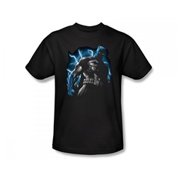 Batman - Gotham Lightning Slim Fit Adult T-Shirt In Black