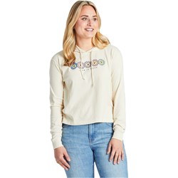 Life Is Good - Womens Cute Peace Daisies Crusher Boxy Hoodie