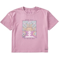 Life Is Good - Womens Dreamy Good Day Sunshine Ocean T-Shirt