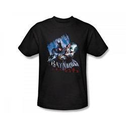 Batman: Arkham City - Joke's On You! Slim Fit Adult T-Shirt In Black