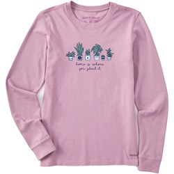 Life Is Good - Womens Home Is Where You Plant It Long Sleeve T-Shirt