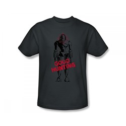 Battlestar Galactica - Good Hunting Slim Fit Adult T-Shirt In Charcoal
