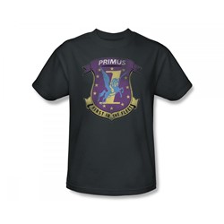 Battlestar Galactica - Primus Badge Slim Fit Adult T-Shirt In Charcoal