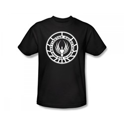 Battlestar Galactica - Galactica Badge Slim Fit Adult T-Shirt In Black