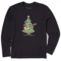 Life Is Good - Mens Spruce Springsteen Long Sleeve Crusher T-Shirt