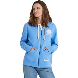 Life Is Good - Womens Sunset Wave Simply True Fleece Zip Hoodie