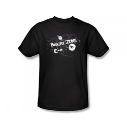 The Twilight Zone - Twilight Zone / Another Dimension Slim Fit Adult T-Shirt In Black