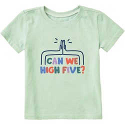 Life Is Good - Toddlers Can We High Five? Crusher T-Shirt